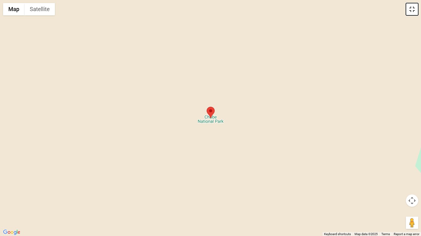 Chobe National Park Map