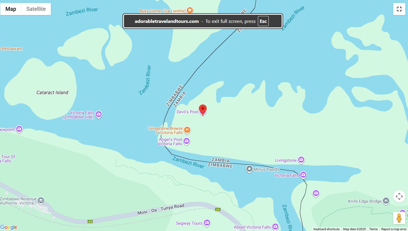 Livingstone Island Map