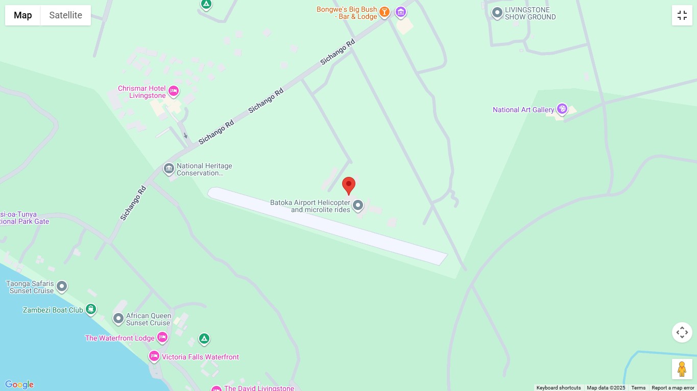 Microlight Departure Location Map