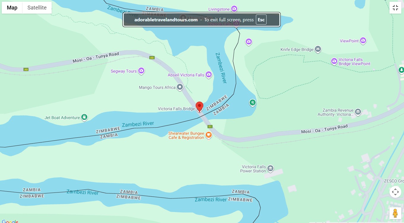 Bungee Jump Location Map