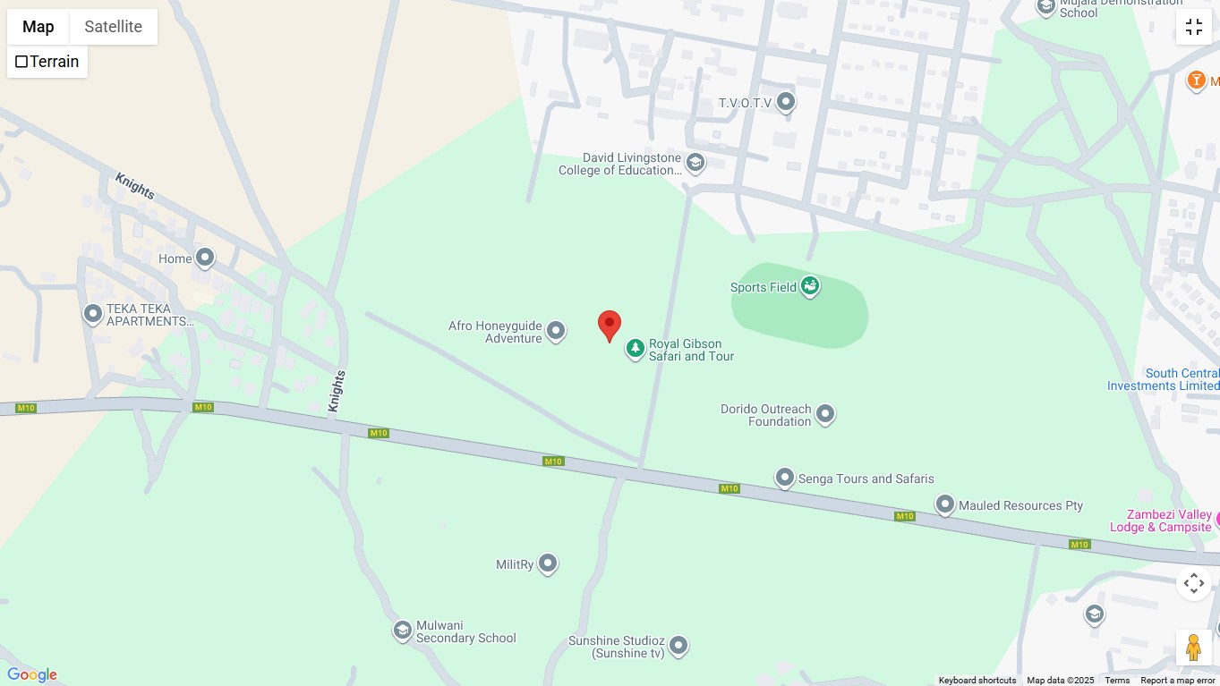 Zambezi Sunset Cruise Map